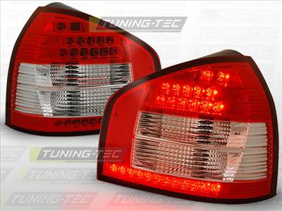 AUDI A3 08.96-08.00 RED WHITE LED Tuning-Tec Hátsó Lámpa