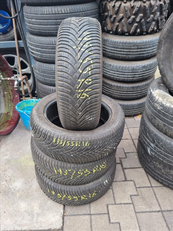  195/5516" újszerű Kleber Krisalp HP3 téli gumi 4db  3. kép