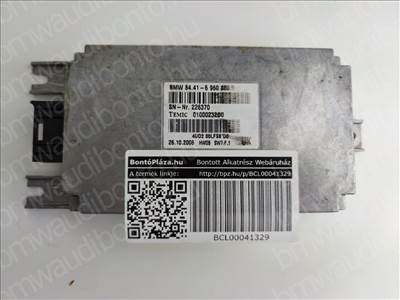 BMW 7 (E65, E66, E67) Hangvezérlő egység/modul (6960803, 84106960803, 84106941974, 84416931987, 84416933602, 84416925215, 84416924092, 84416922641, 84416920791, 84416911377)