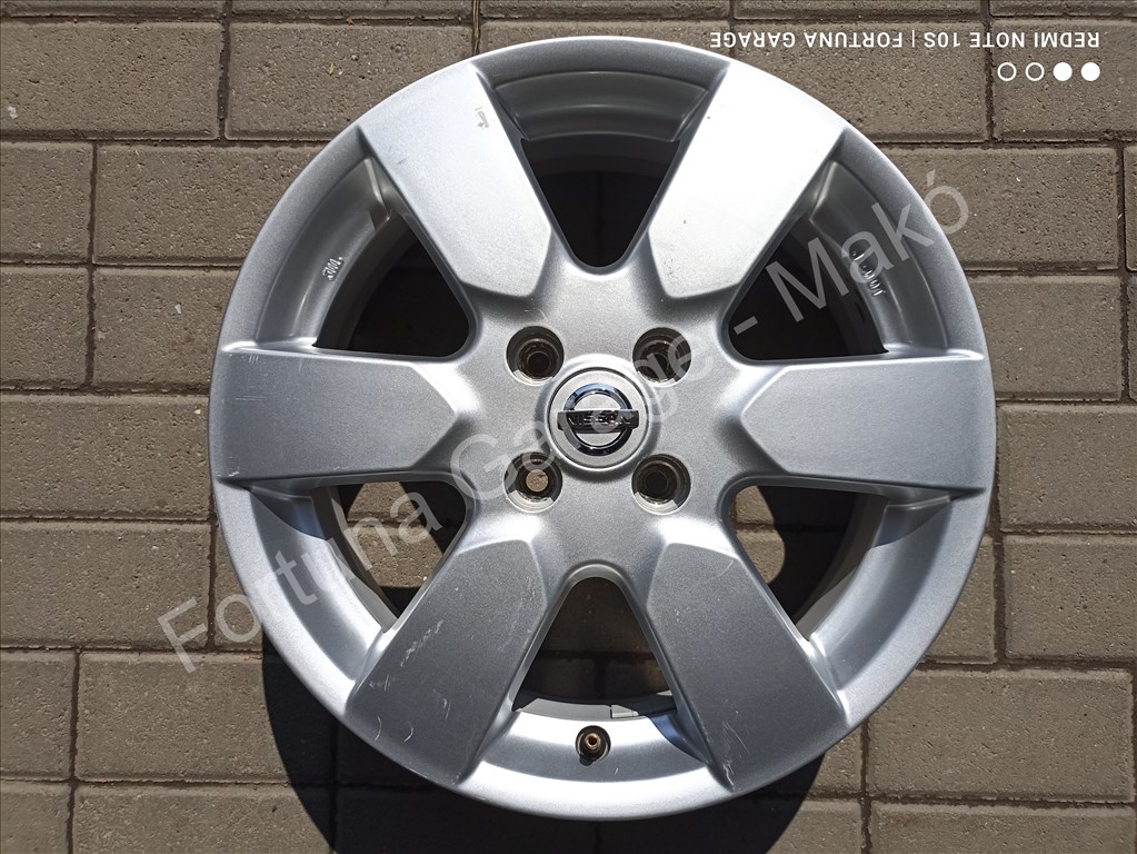 4x100 16" Nissan használt alufelni garnitúra 6. kép