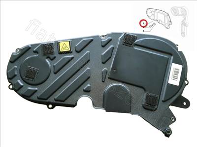 Vezérlés burkolat 2.0 M-Jet - BRAVO, FREEMONT, DELTA, GIULIETTA - 55232663 -  - FIAT eredeti Eredeti új 55232663