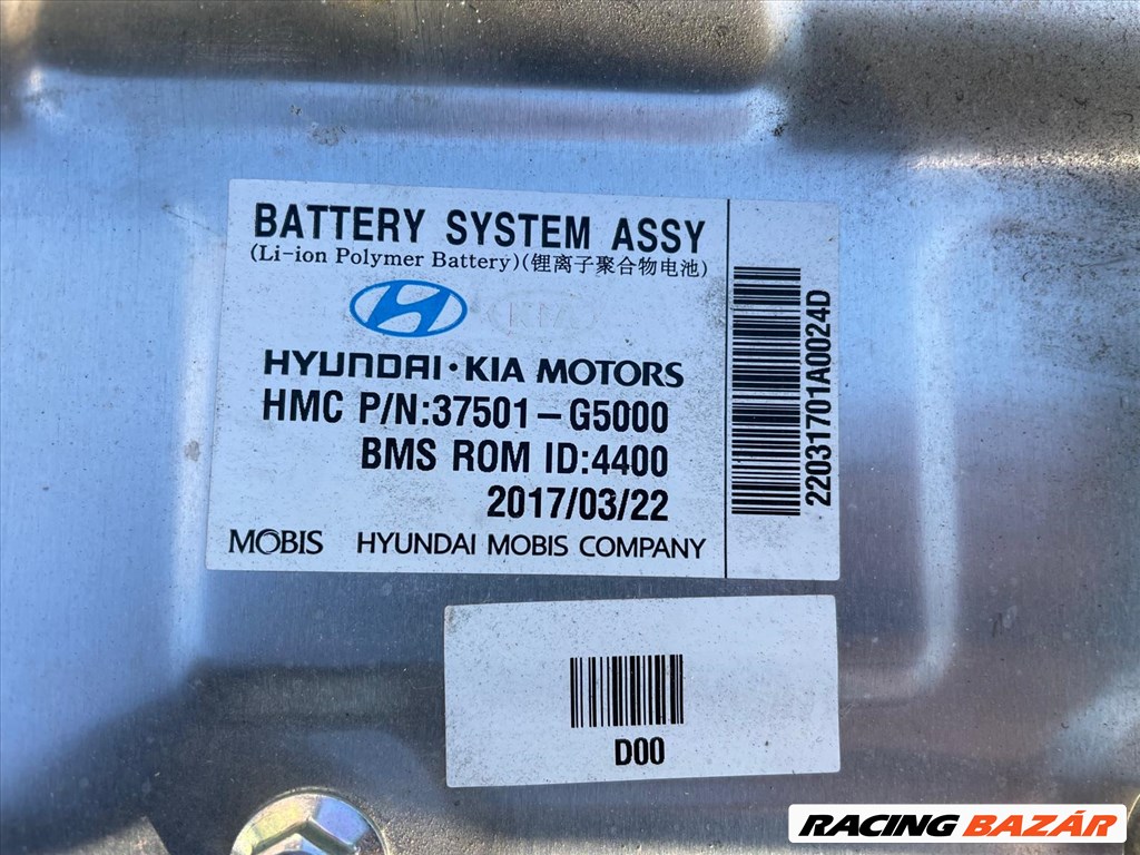 Kia Niro I (DE) 1.6 GDi Hybrid 141 LE hybrid akkumulátor  37501g5000 4. kép