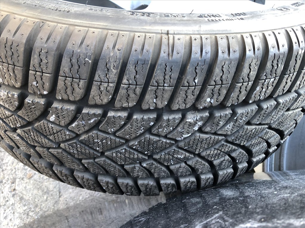  5x112 lyukosztású 18" újszerű gyári alufelni, 245/40 kiváló profilú Dunlop téli gumi Mercedes Audi 12. kép