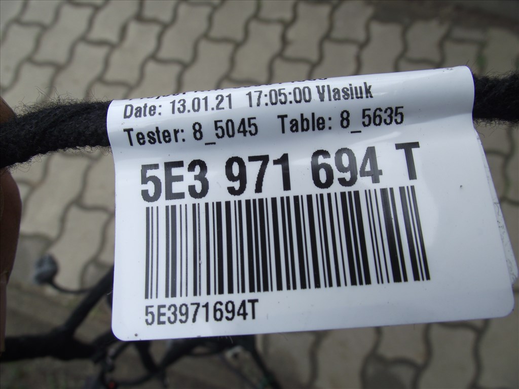 Skoda Octavia 4 kombi jobb és bal hátsó ajtó kábelköteg  5e3971693t 5e3971694t 1. kép