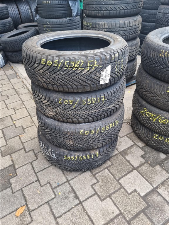  205/5517" újszerű Pirelli Winter Cinturato téli gumi 4db  1. kép