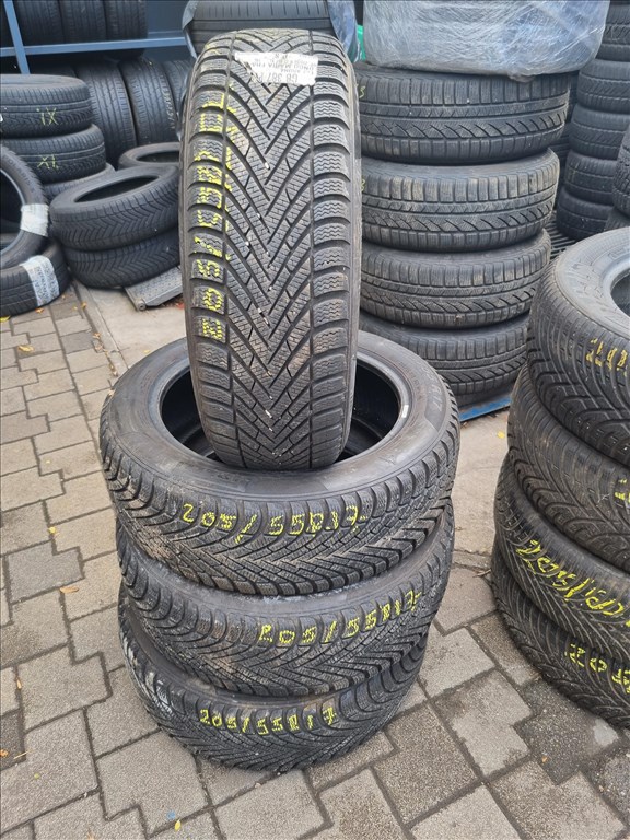  205/5517" újszerű Pirelli Winter Cinturato téli gumi 4db  3. kép