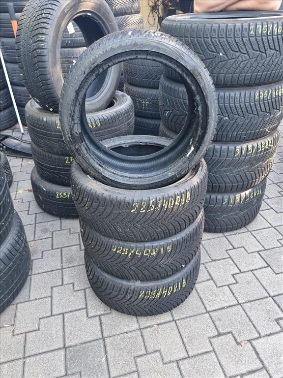  225/4018" újszerű Firestone Winterhawk téli gumi 4db  2. kép