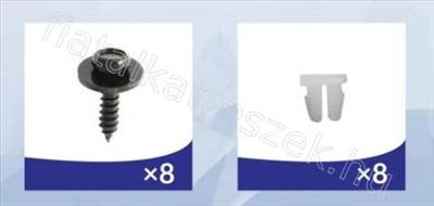 Alsó motorvédő rögzítő készlet - STILO - 91006 -  - RO_OE Utángyártott új 