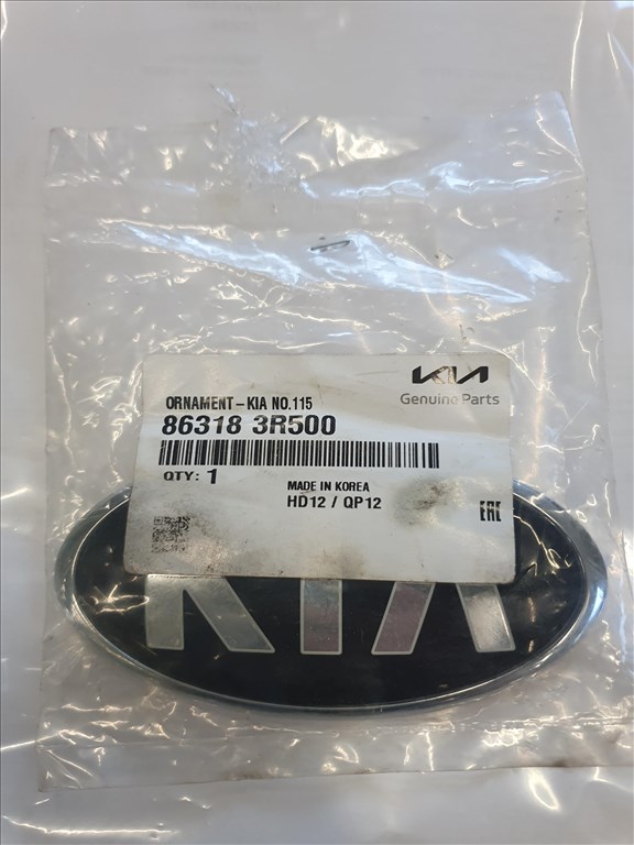 Kia Cee'd (CD) géptető embléma  863183r500 1. kép