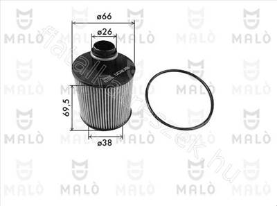 Olajszűrő, Mito, Fiat 500X, 500L, Nuovo Dobló  - FIORINO, CORSA, TIPO, GRANDE, QUBO, DOBLO - AK.151/0239 -  - Akron Utángyártott új 151/0239