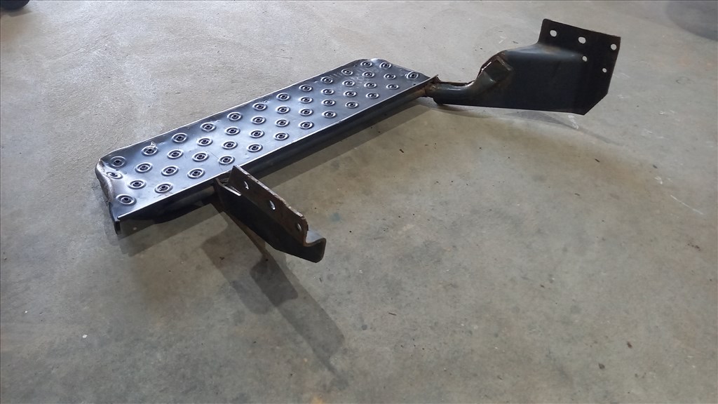 Ford Transit Tranzit MK6 MK7 00- Hátsó lökhárító fellépő vas rács 4580 1373503 1. kép