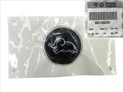 Embléma Elaphant - MUSA, DELTA, YPSILON - 51900381 -  - FIAT eredeti Eredeti új 51900381