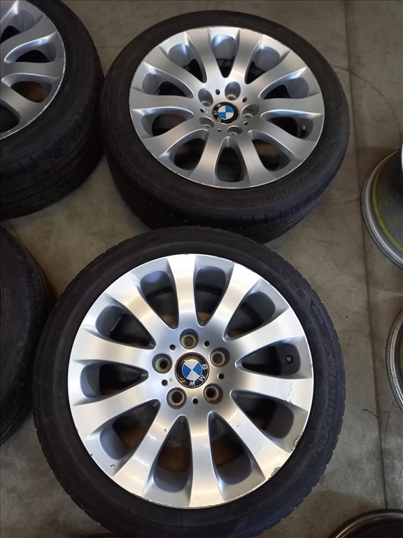  BMW E90/91/92 5x120-as 8x17" használt (gyári felni) alufelni, 225/45 haszn Hankook nyári gumi Exx 2. kép