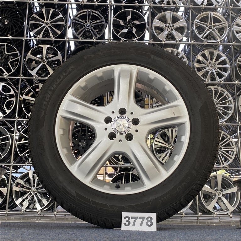 (3778) Mercedes 19 gyári alufelni felni, 5x112, 255/55 téli gumi, ML 1. kép