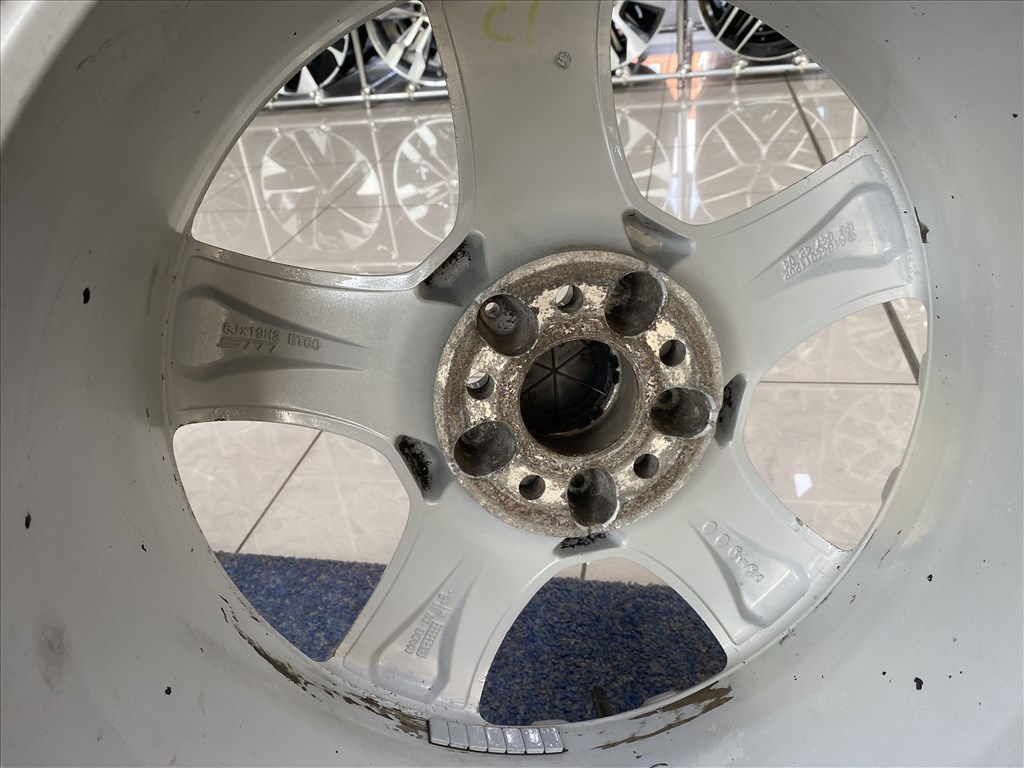 (3778) Mercedes 19 gyári alufelni felni, 5x112, 255/55 téli gumi, ML 2. kép