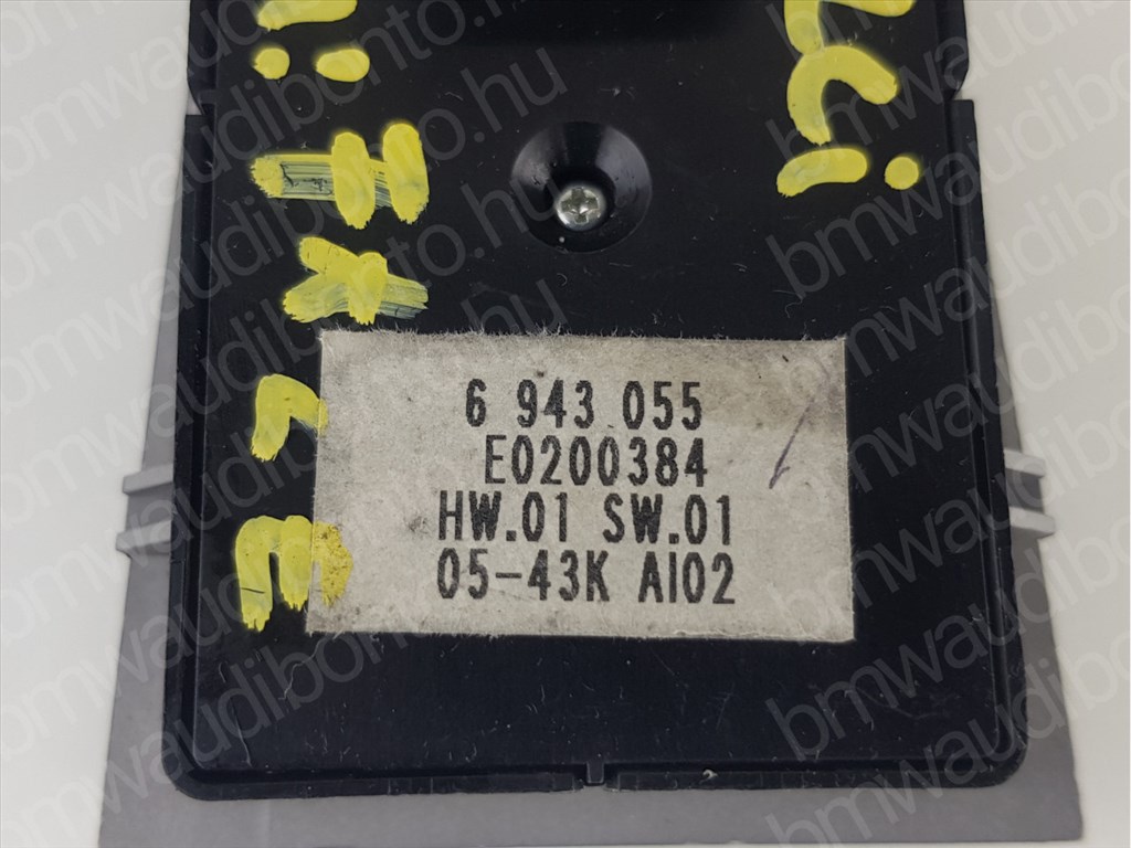 BMW 7 (E65, E66, E67) Sofőr oldali (négyes / kettes) elektromos ablakemelő kapcsoló (6943055) 2. kép