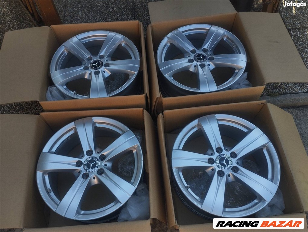 5x112 17 Mercedes gyári alufelni r17 " W206 C E A B Cla Tpms 2. kép