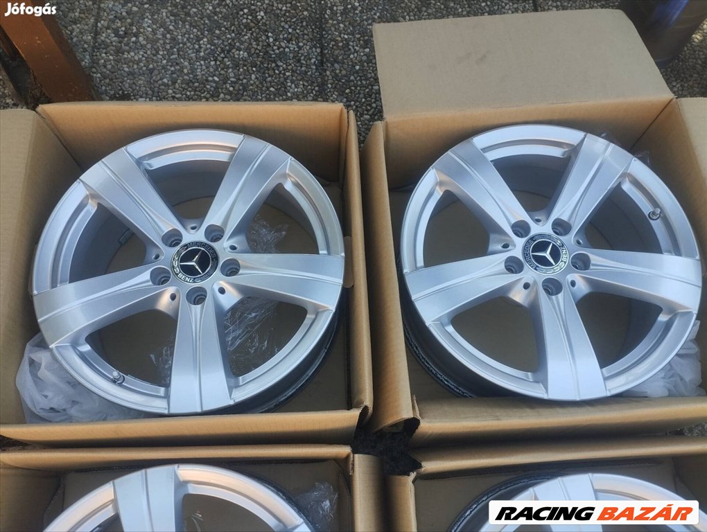 5x112 17 Mercedes gyári alufelni r17 " W206 C E A B Cla Tpms 5. kép