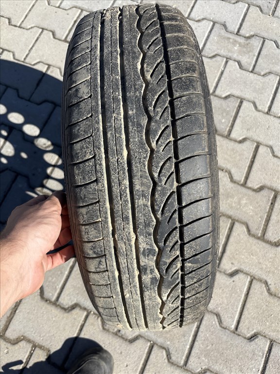 Opel corsa d/e 4x100 lyukosztású 15" használt lemezfelni,rajta 185/65 Dunlop nyári gumi 4. kép