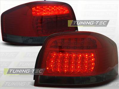 AUDI A3 05.03-08 RED SMOKE LED Tuning-Tec Hátsó Lámpa