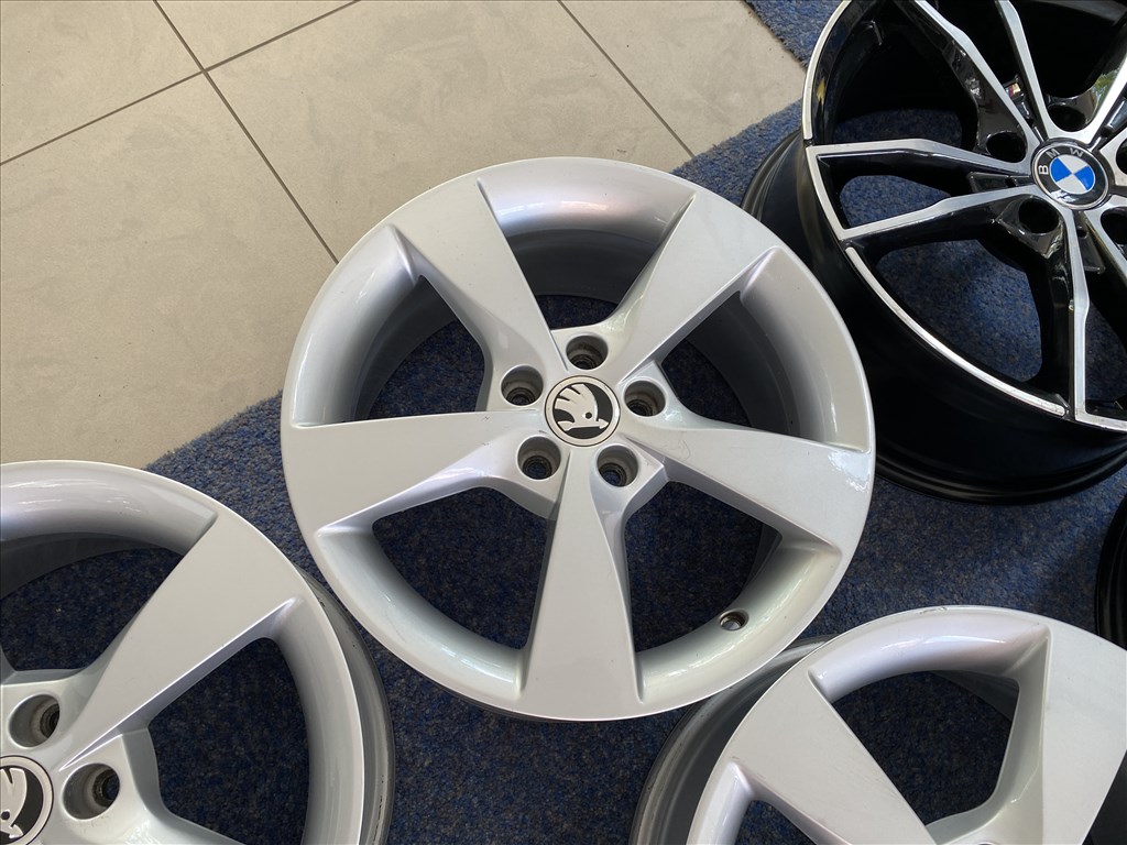 (3641) Skoda 16 gyári alufelni felni, 5x100, Rapid 7. kép