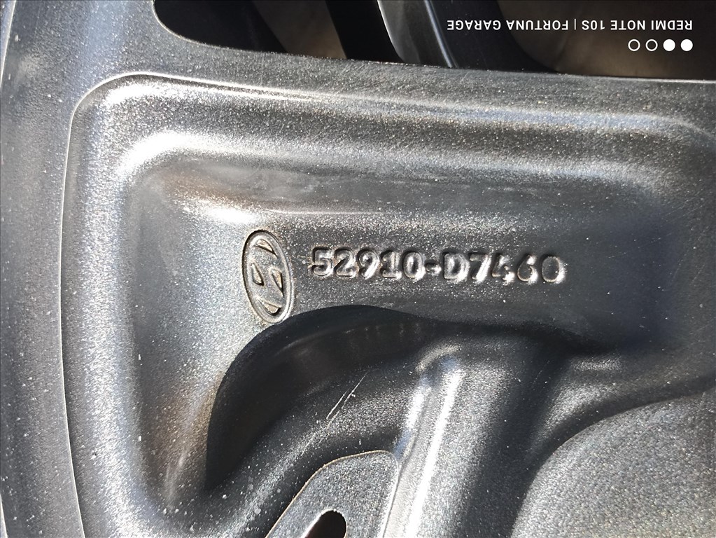 5x114,3 19" Hyundai újszerű alufelni garnitúra 8. kép