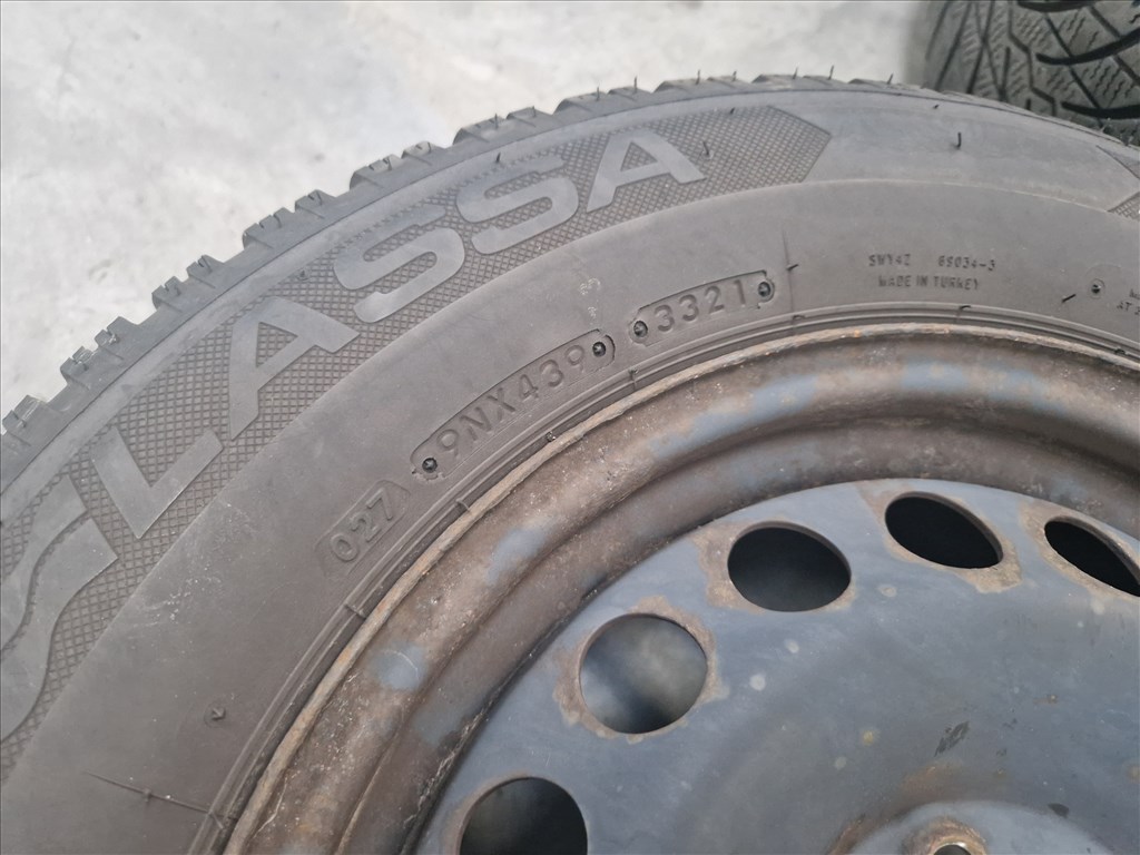  5x112 15" lemezfelni garnitúra Lassa téli gumikkal (26267) 8. kép