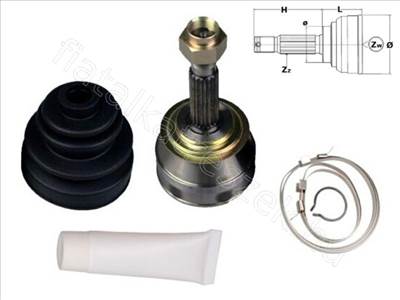 Féltengely csukló készlet - A, FIORINO, YUGO, TERRA, MINI, 127 - FT25002K, 4247399 -  - Fastoriginal Utángyártott új 4247399