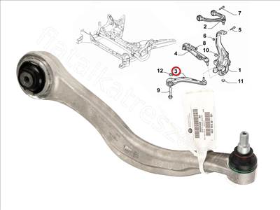 Lengőkar Giulia jobb Q4 - GIULIA - 50547028, 50535567 -  - FIAT eredeti Eredeti új 50547028