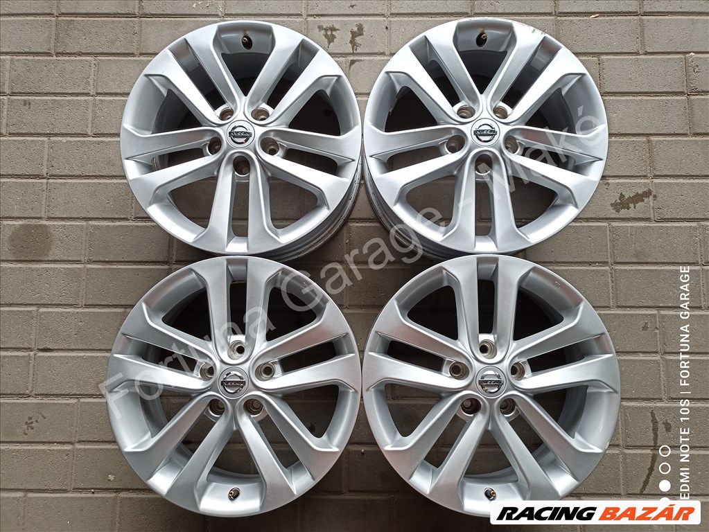 5x114,3 17" Nissan használt alufelni garnitúra (7) 1. kép