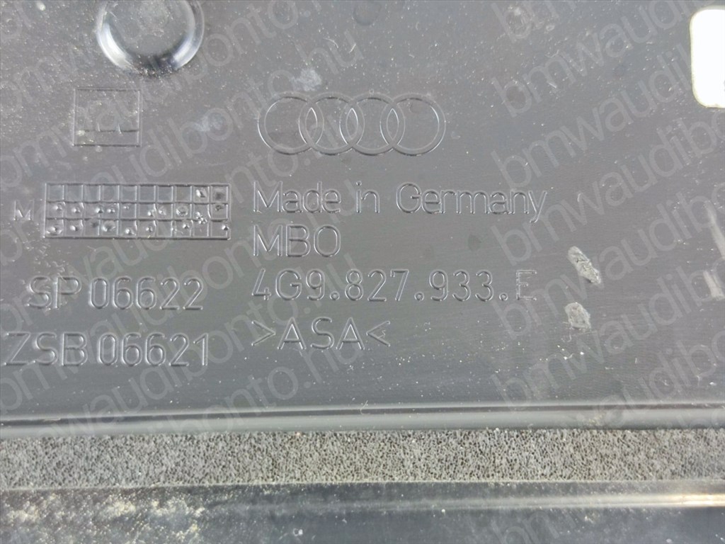 AUDI A6 C7 (4G2, 4GC) Hátsó szárny légterelő (4G9827933E) 2. kép