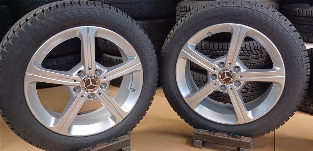 Mercedes W177 A B CLA 5x112 6,5x17 205/55 R17 téli gumikkal 4db 4. kép