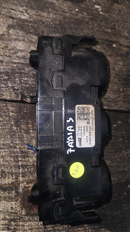 Skoda Fabia III 1.0 MPI Klima fütéspanel  6v0820045a 2. kép