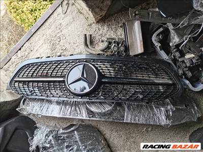 R0302 A1778880200 Mercedes w177 A Class Új Rács Hűtőrács Fekete-Króm betétes Fekete Gyémánt 