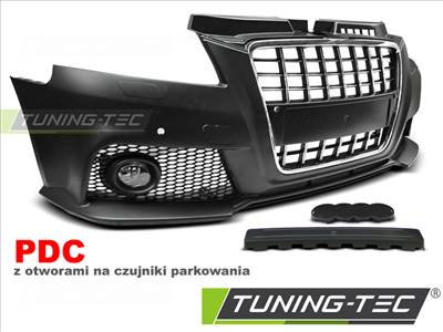 AUDI A3 08-12 S8 STYLE CHROME BLACK PDC Tuning-Tec Lökhárító
