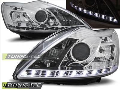 FORD FOCUS II 02.08-10 DAYLIGHT CHROME Tuning-Tec Fényszóró