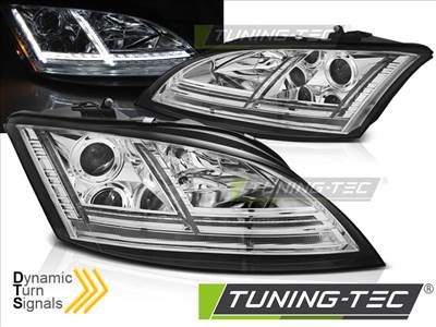 AUDI TT 06-10 8J CHROME LED SEQ Tuning-Tec Fényszóró