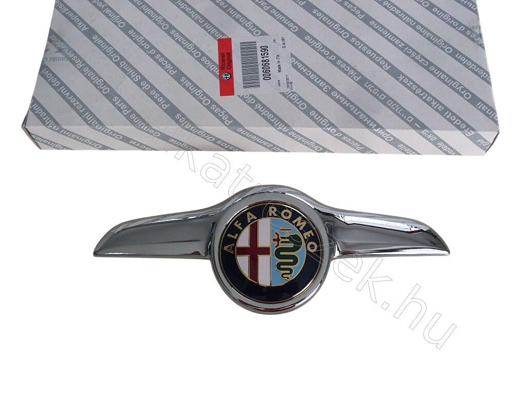 Embléma első - GT - 60681590 -  - FIAT eredeti Eredeti új 60681590 1. kép
