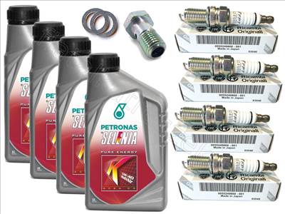 Gyújtógyertya+olaj készlet 1.4T - BRAVO, GRANDE, MITO, 500, 500C, DELTA - 55249868_KIT2 - Eredeti új 55249868_KIT2