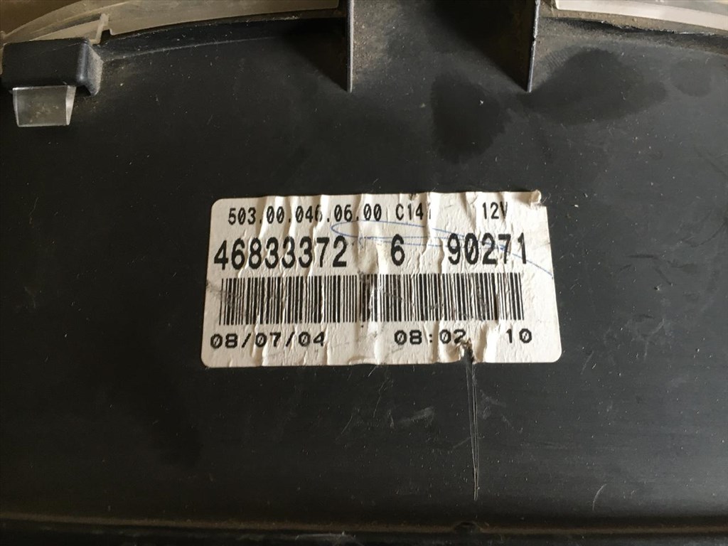 Műszercsoport - PUNTO - NAT.01103, 46833372 -  01103 2. kép