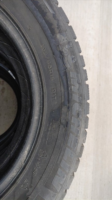  195/65R15" használt Michelin téli gumi 3. kép