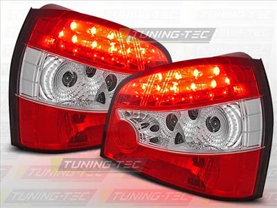 AUDI A3 09.96- 08.00 RED WHITE LED Tuning-Tec Hátsó Lámpa