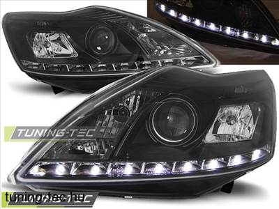 FORD FOCUS II 02.08-10 DAYLIGHT BLACK Tuning-Tec Fényszóró