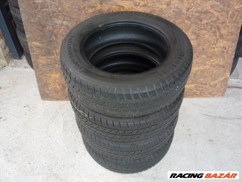 195/65R16C Tomket téli gumi garnitúra jó állapotban eladó! 2. kép