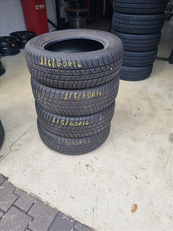  215/6016" újszerű Barum Polaris 5 téli gumi 4db  1. kép