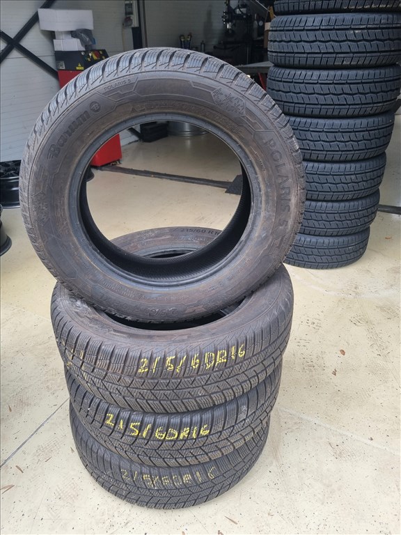  215/6016" újszerű Barum Polaris 5 téli gumi 4db  2. kép