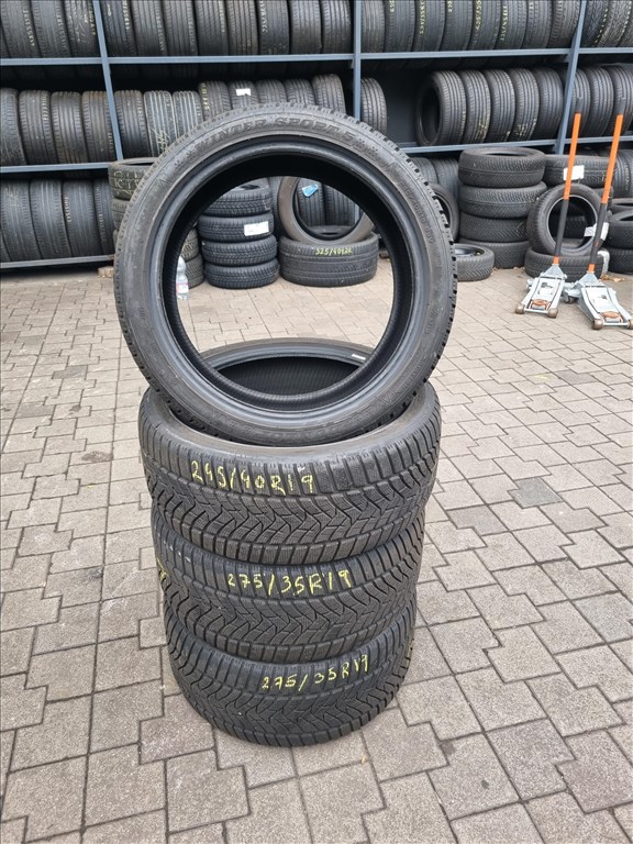  245/4019" 275/2519" újszerű Dunlop Winter Sport 5 téli gumi szett  2. kép