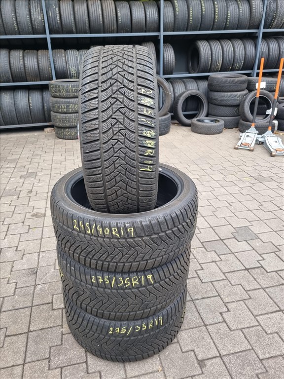  245/4019" 275/2519" újszerű Dunlop Winter Sport 5 téli gumi szett  3. kép