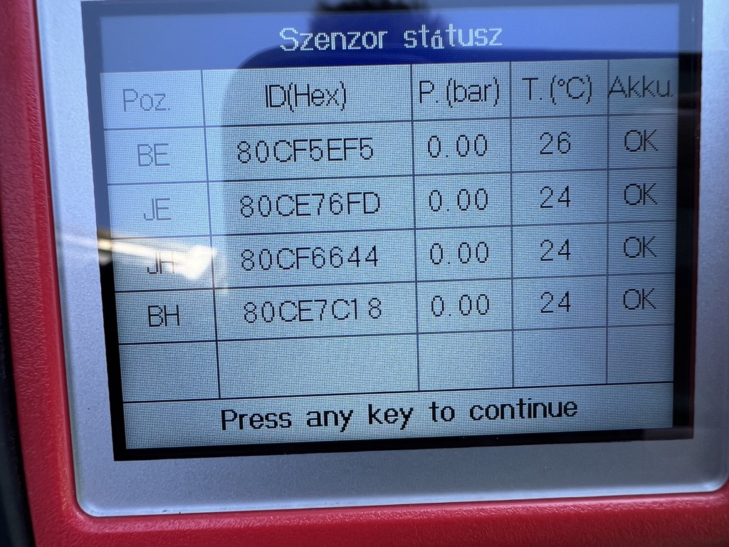 5x114.3 16" Hyundai gyári alufelni + TPMS szenzor 6,5Jx16h2 ET45 8. kép