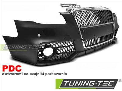 AUDI A4 04-08 RS STYLE CHROME BLACK PDC Tuning-Tec Lökhárító